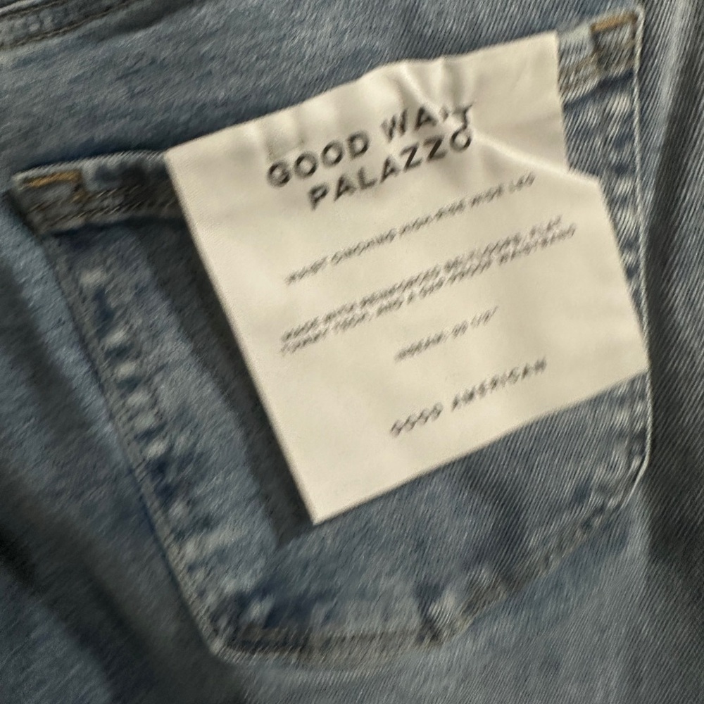 good american palazzo   jean size 14 - Picture 3 of 6